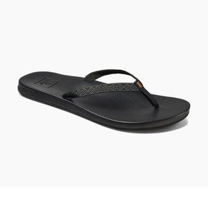 Reef Shoes | Reef Womens Cushion Bounce Woven Black Flip Flops | Poshmark